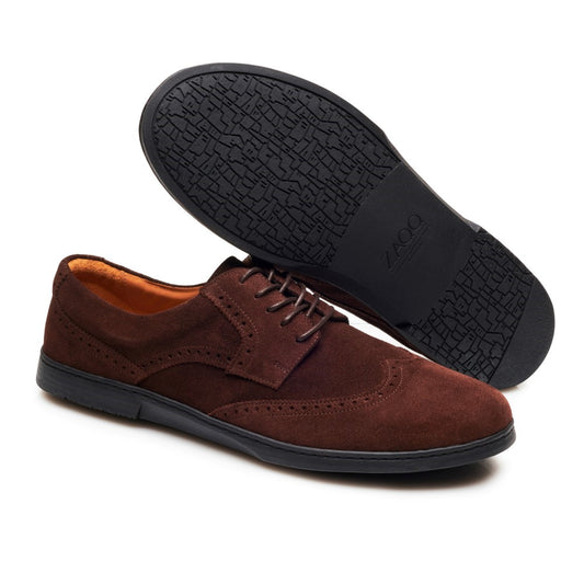 Briq Brogue Velors Brown