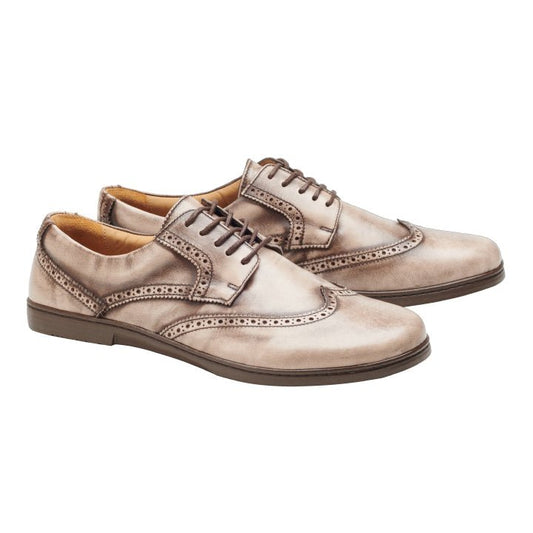 BRIQ Brogue Antique Brown - ZAQQ Barfußschuhe