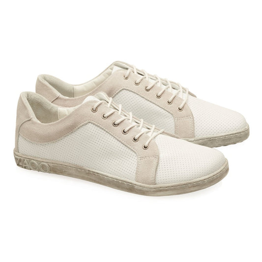 QORE Low White - ZAQQ Barfußschuhe