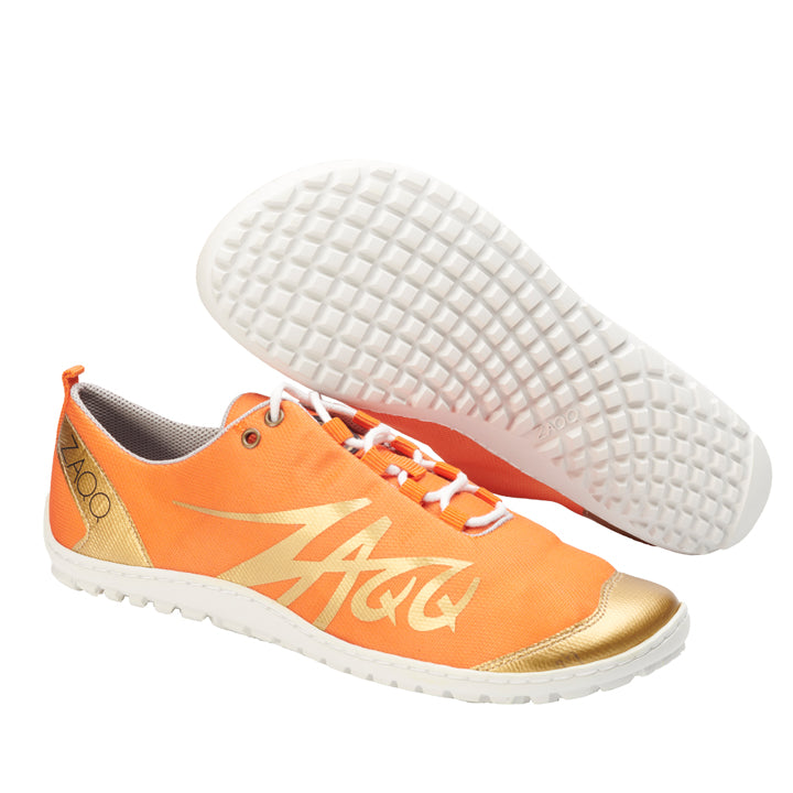 SQIM Orange Gold - ZAQQ Barfußschuhe