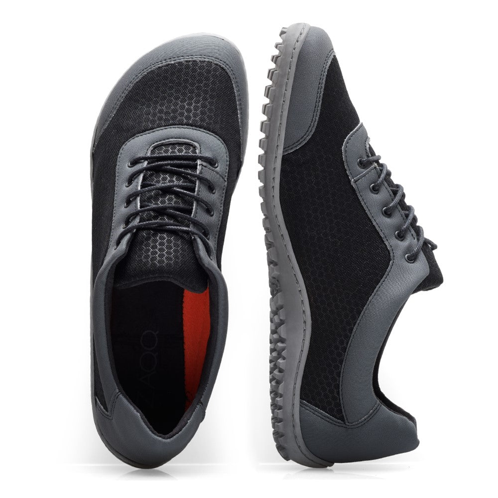 SQIP Black Grey - ZAQQ Barfußschuhe