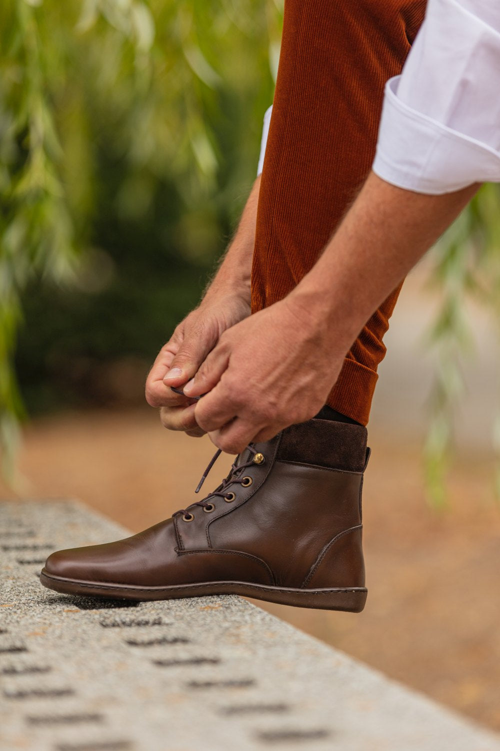 QORBY Brown - ZAQQ Barfußschuhe